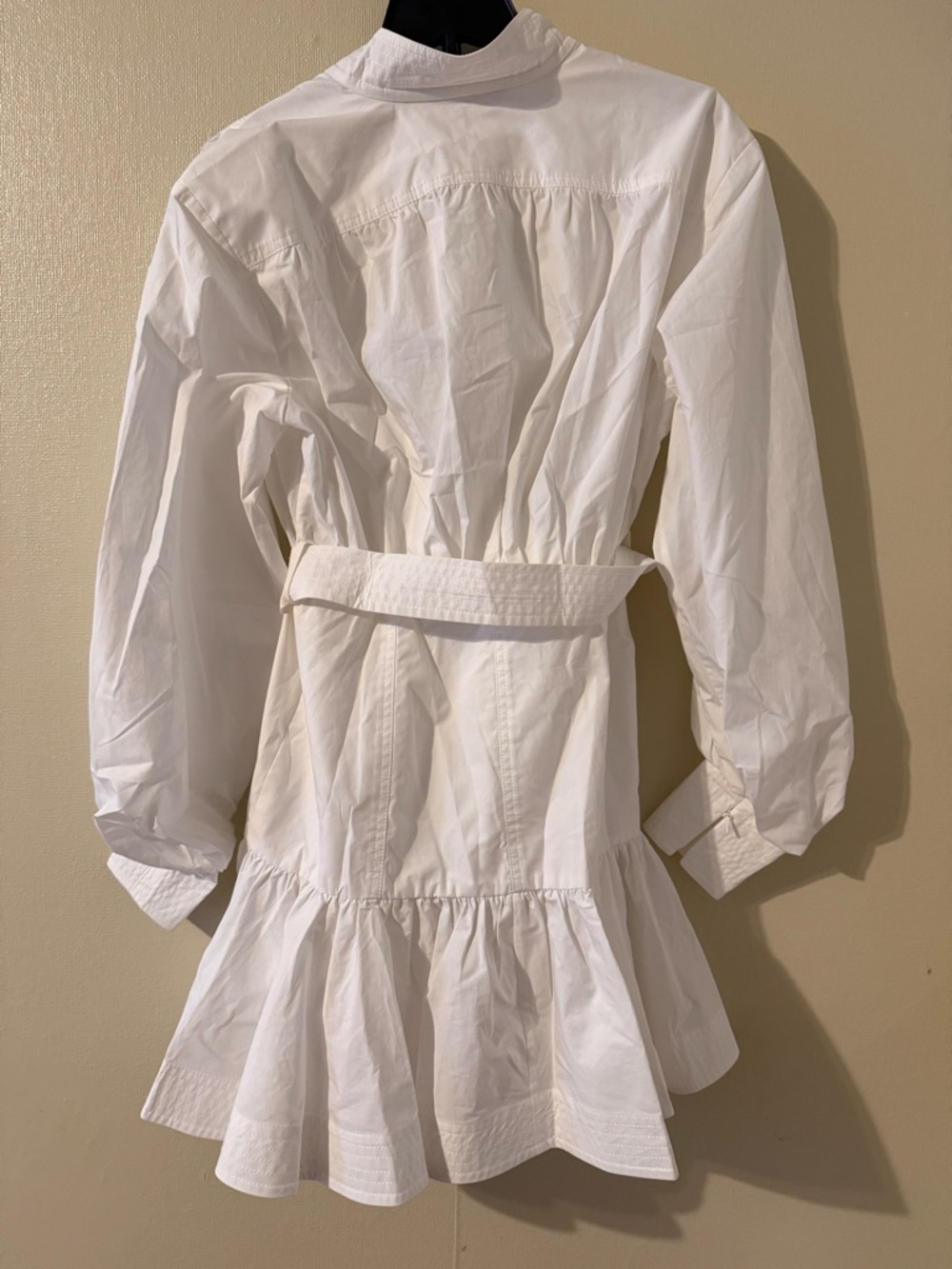 Zimmermann Belted Long Sleeve Cotton Utility Minidress - Picture 6 of 11